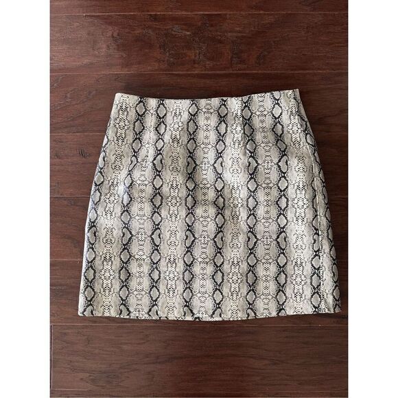 Altar’d State Snake Print Mini Skirt - Picture 3 of 5